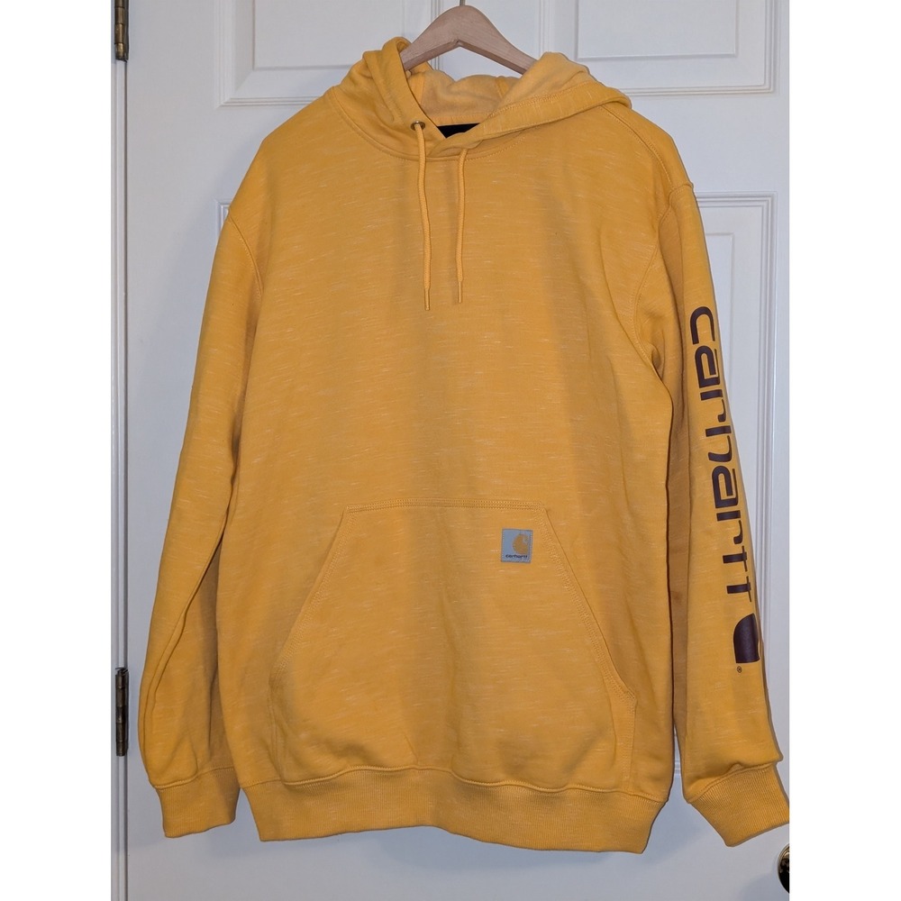 Carhartt Loose Fit Hoodie Men's M Yellow